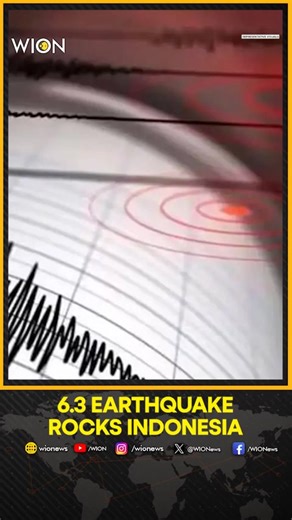 6.3 magnitude earthquake rocks Indonesia. #IndonesiaEarthquake | WION
