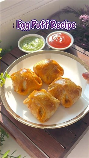 Crispy Egg Puff | Air Fryer Magic | No Oil, No Deep Fry!..😋 #eggpuffs #eggpuff