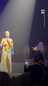 Lady Gaga was given an LGBTQ Pride flag by two fans in the audience of her April 17 concert in Las Vegas. The fans also gave Gaga a personal note thanking her for ‘giving us the courage to be who we are.’ 🏳️‍🌈 | NowThis