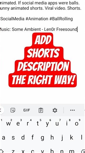 How to Add Description in YouTube Shorts in 2026 #Shorts