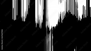 Black and white vertical lines texture transition animation