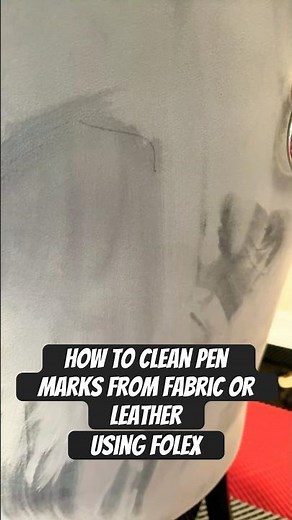 How to remove pen marks from fabric or leather
