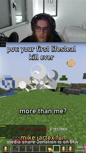 you just know that first totem pop feels great. #minecraft #minecraftshorts #mcyt #minecraftsurvival