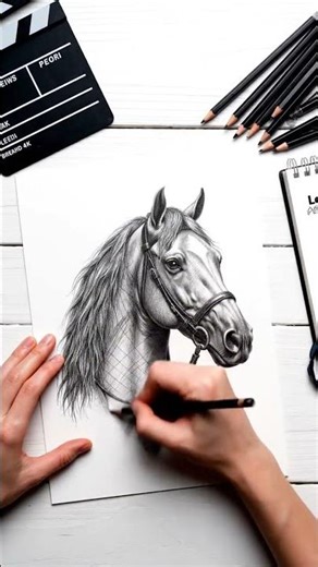 Drawing an RDR2 Horse in 8 Seconds! 🐴
