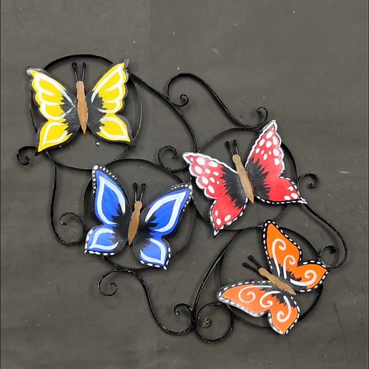 Cute Butterflies Newspaper using wall decor #butterflies #decor #lifestyle | Creative ViNii