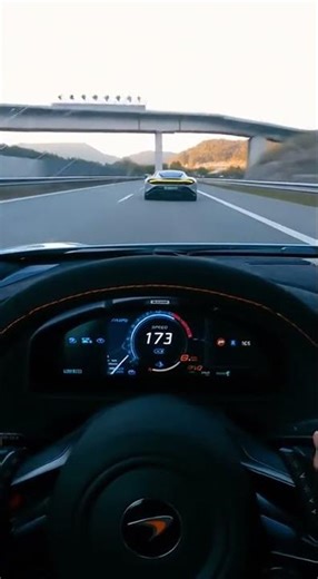 POV ultra-fast driving in a McLaren 720S