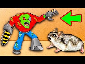 🐹🧟 Major Hamster Maze with traps and zombies [OBSTACLE COURSE]