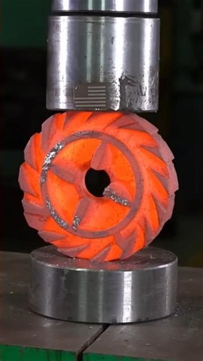 Hydraulic Press vs. Red Hot Metal: Ultimate Destruction! 💥