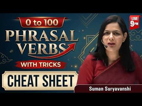 Why Phrasal Verbs are the "Secret Sauce" to score high in English | Mission 2026 SUMAN SURYAWANSH