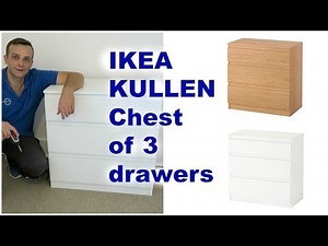 Ikea KULLEN Chest of drawers assembly
