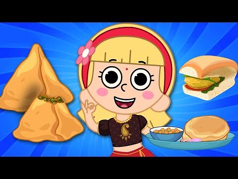 The Samosa Song 👌🏻 | Aha Samosa Bada Mazedar | Hindi Rhymes For Kids