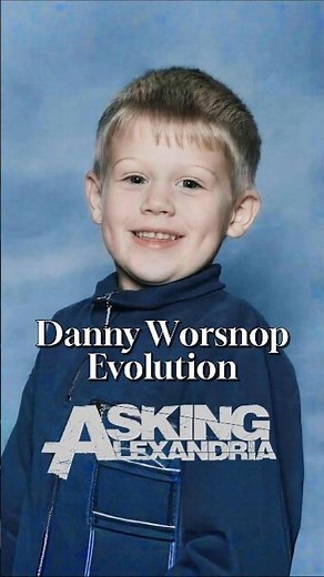 Danny Worsnop Evolution 🔥 From Metalcore Screams to Rock Voice #shorts #askingalexandria
