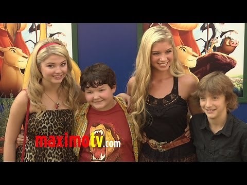 Stefanie Scott - Aedin Mincks - Alexandria Deberry - Jake Short at "The Lion King" 3D Premiere