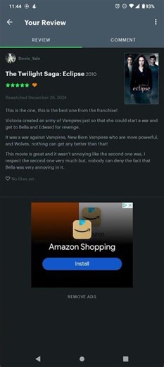 Twilight Eclipse Movie Review