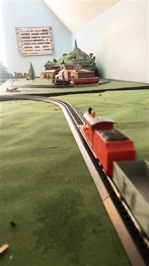 James and Ryan working hard #train #modeltrains #Thomas & Friends ￼￼
