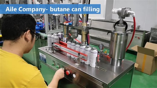 New Design EquipmentSemi-automatic LPG Filling Machine Spray Aerosol Filling Machine