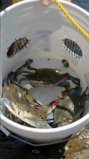 DIY Crab Trap From a Bucket! 🦀🪣 (Cheap & Easy!)