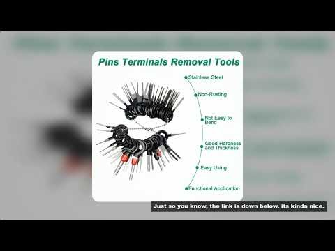 41/100PCS Car Terminal Removal Connector Plug Extractor Puller Pin Extractor Release Pin Car Mechani
