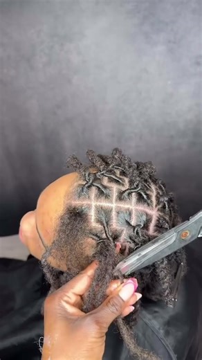 LOC RECONSTRUCTION ON FREE FORMS #locs #naturalhairstyle #braids