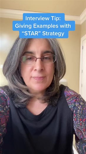 Interview tip for giving examples using the STAR strategy #interviewtips #getthejob #2022 #interview #fyp #foryoupage #interviewprep #interviewcoach #howtointerview #impressiveinterviewing #interviews #interviewadvice #winner