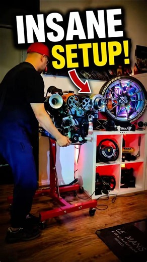 This PC Build Looks Like a Car Engine 💀 #shorts
