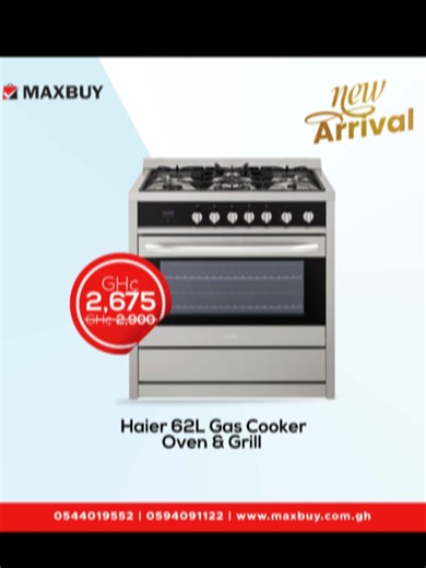 New Product Launch! Take advantage of the chance to obtain the finest appliances at any of our locations across the nation! You can conveniently place your order online at www.maxbuy.com.gh. For any questions, please feel free to reach out to us at 0544019552 | 0594091122. #MaxBuyGhana #fypシ #discount #newproducts