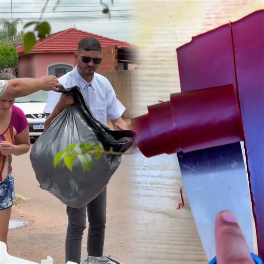 Ele troca sua esposa por um saco de lixo e o futuro surpreendeu ele.