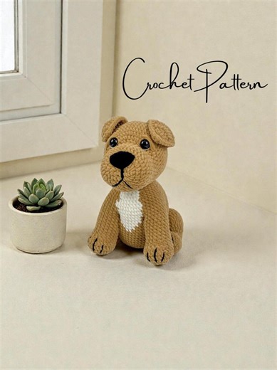 Puppy Amigurumi Crochet Pattern, Easy Dog Tutorial (PDF Download) - Etsy