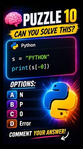 Only Smart Coders Can Solve This Python Puzzle 🤯 #shorts