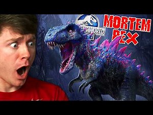 MORTEM REX BOSS BATTLE in JURASSIC WORLD THE GAME!