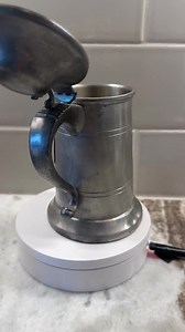 Vintage 1970 Pewter Lidded Beer Stein Tankard With Crest, MDCCOMP Emblem, 6" Tall Collectible Mug - Etsy