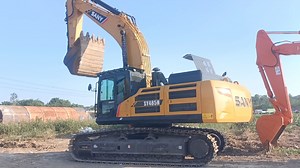 矿山板三一485H大型挖掘机，没有出过重力，新机200多万，现在80万你拉走。