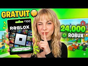 Carte Cadeau Roblox GRATUITE 2026 (Méthode Qui Marche Vraiment)