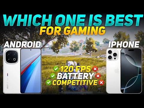 IPHONE VS ANDROID FOR GAMING 🔥 BEST GAMING MOBILE PHONE FOR BGMI/PUBG IN 2025