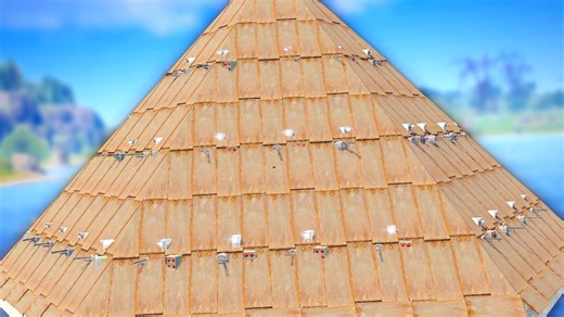 Raiding [Muslim] Clan's Fully Armored Pyramid with Hidden Turrets!
