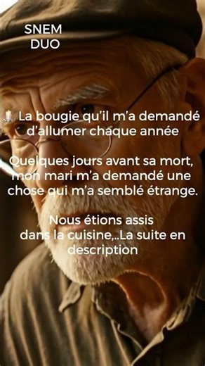 Il m'a fait jurer d'allumer cette bougie et voici pourquoi #shocking #emotional #reveal