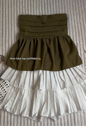 Linen Tube Top Outfit Ideas for Stylish Summer Looks