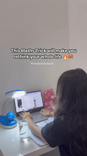 Rishita Kansal | AI Tech, Education & Motivation | on Instagram: "Day 1 of 7 days, 7 Maths Trick💡🔥 Hi I am @studywithsturdy and I have started a 7 days challenge where I will share 7 amazing tricks for 7 days that will blow your mind. These tricks will just redefine your whole life on maths. So follow @studywithsturdy now to not miss even a single one 🔥🤭✨ P.s. - I don’t own any rights of the second clip, the credits go the respective owner @vaishalijainofficial ✨ 