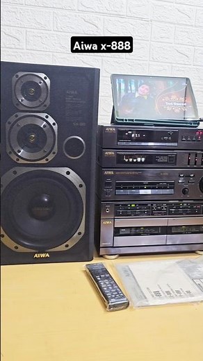 Aiwa x-888 vintage stereo system. #shorts antique shop India