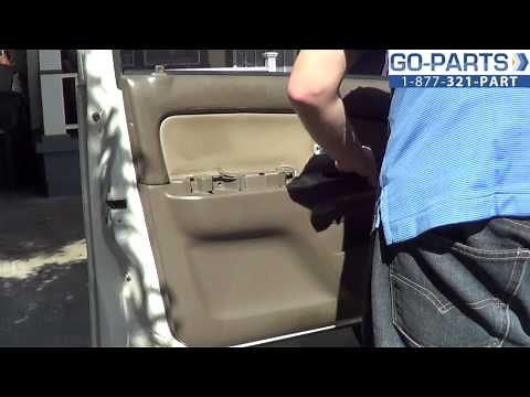 Replace 1996-2002 Toyota 4Runner Front Door Panel (Interior), How to Change Install 97 98 99 00 01