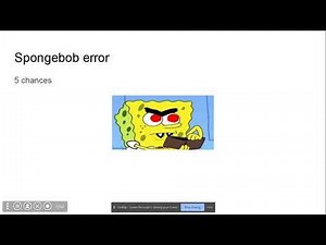 spongebob error (barney error 14)