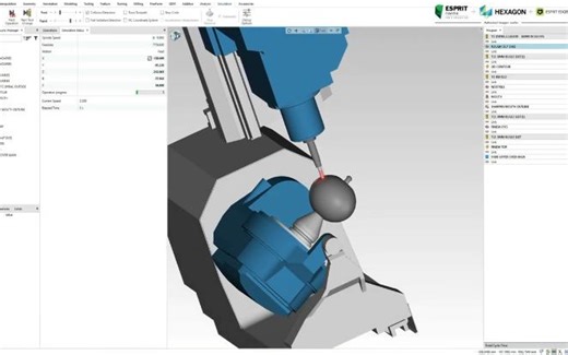ESPRIT EDGE全工序仿真万圣节南瓜头过程