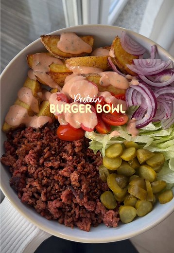 Vegane Protein Burger Bowl Rezept – Gesund & Lecker!