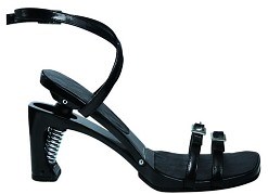 Spring-loaded women's shoes