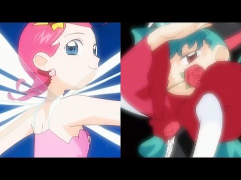 720p Cosmic Baton Girl Comet san All Transformations コメットさん, Kometto-san 変身シーン