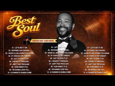 Top 60s Soul Music 🎶 Marvin Gaye, Sam Cooke | Retro Vinyl Nights