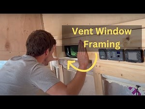 Framing your vent window | How to frame a window