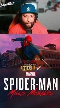 Miles Morales vs RHINO Chase Is PURE CHAOS 😳🔥 | Web-Swing Gameplay Clip #spiderman #shorts