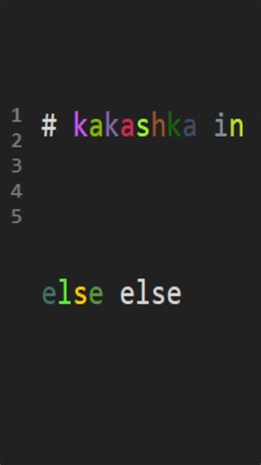 Kakashka in Python