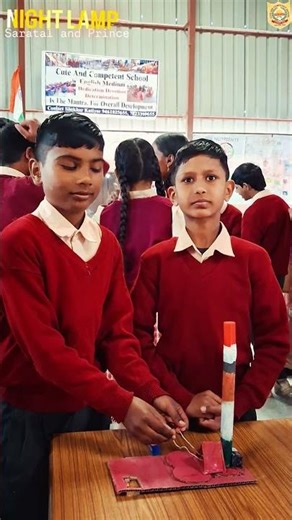 Night lamp diy science project school exhibition 2026 |Cute and competent school